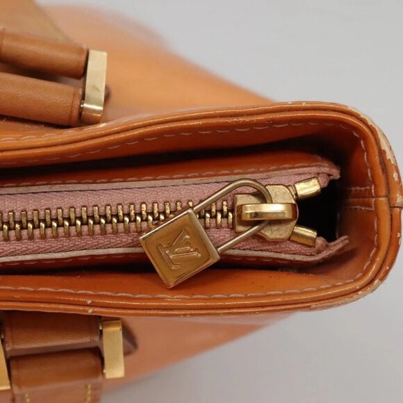 LOUIS VUITTON Monogram Vernis Houston Bag Marshmallow Pink M91302 LV Auth BA3921 - Picture 12 of 16